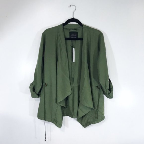Anthropologie Jackets & Blazers - Final⬇️ [Anthro] Sanctuary Olive Trench Jacket